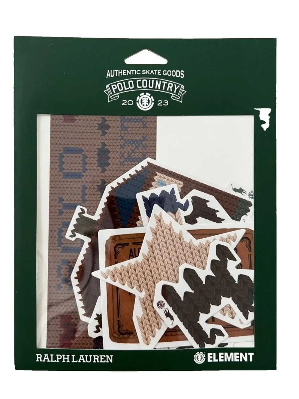 Ralph Lauren x Element Collab Polo Country Skate Goods Sticker Set - Picture 2 of 3